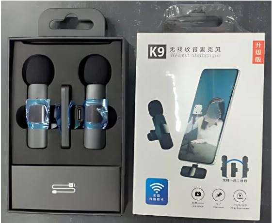 K9 Double Wireless Dual Microphone For Smartphone